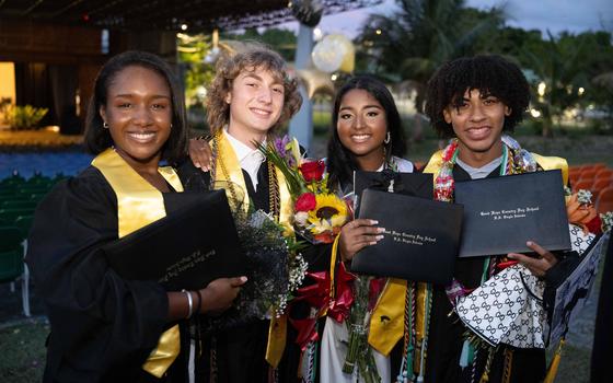 Teacher and students