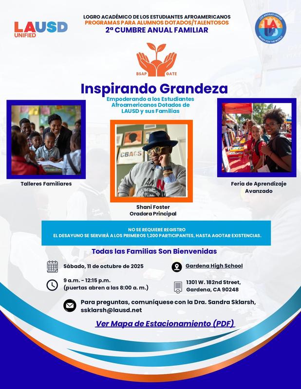 BSAP Family Summit Spanish