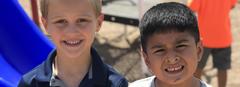 K-5 students having fun at recess!