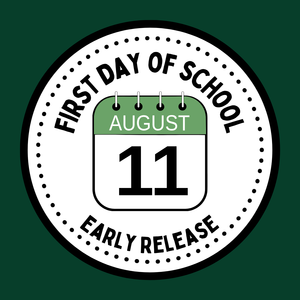 First Day of School Student Sticker in Colorful Kawaii Style.png