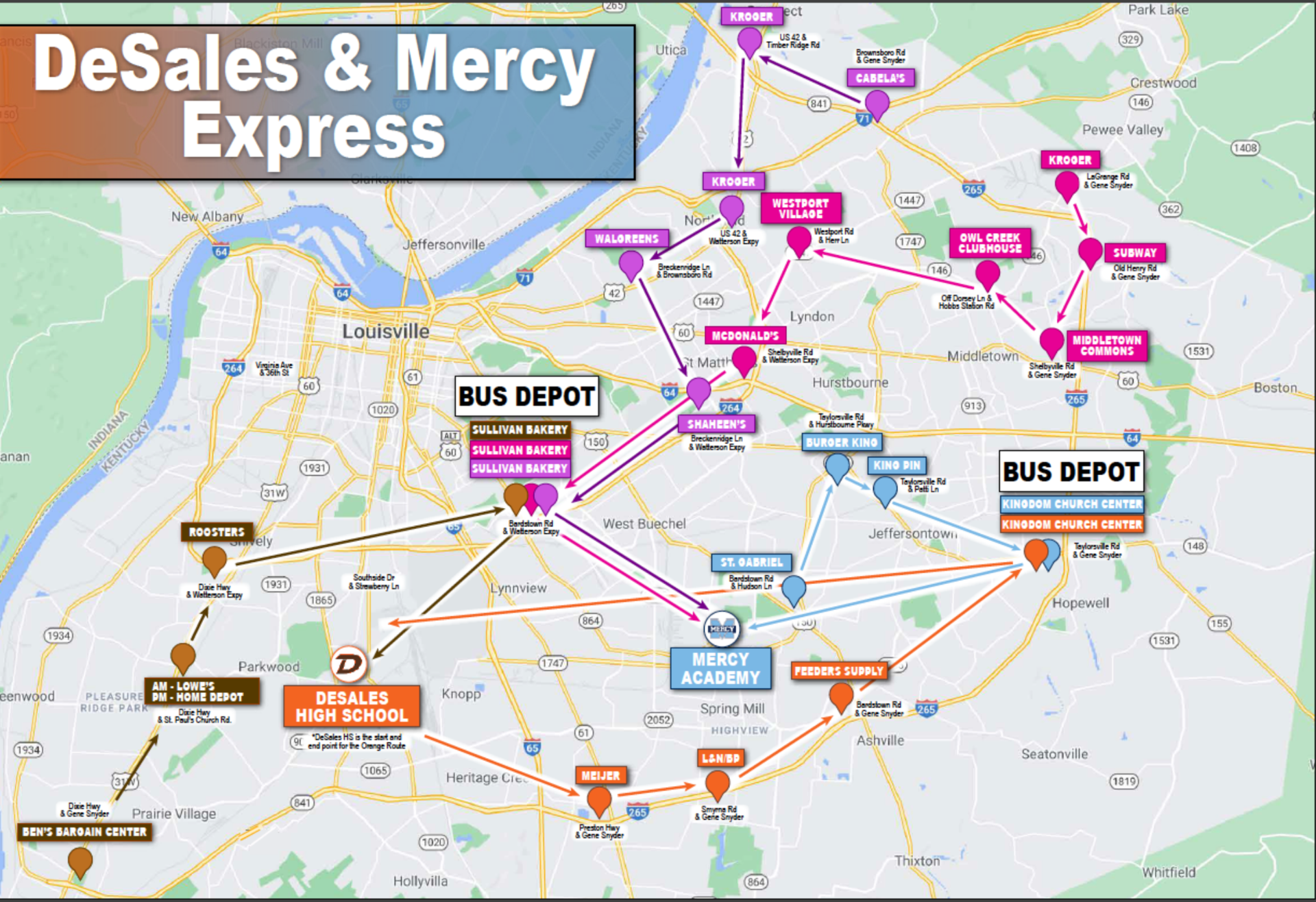 Bus Map 