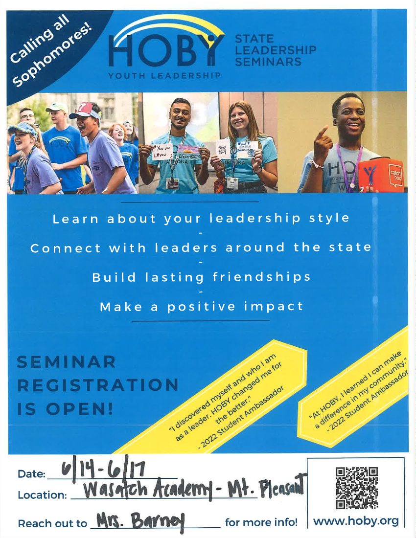 HOBY Flyer