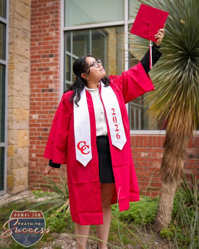 - Canyon High School Valedictorian Andrea Luna senior photo.
