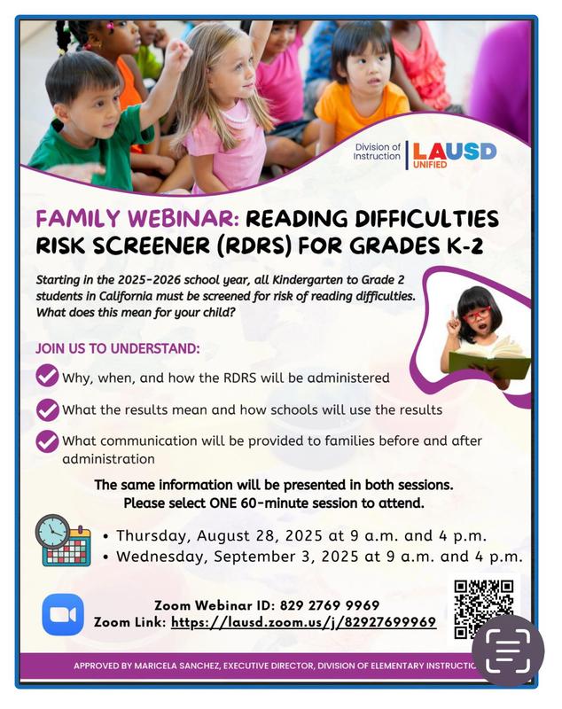 RDRS Webinar Information