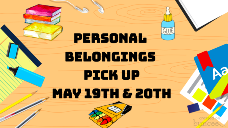 Personal Belongings Pick Up and Drop off of School Property Materials Featured Photo
