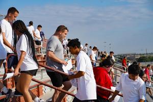 Students, staff, and local first responders united to honor the courage and sacrifice of 9/11 heroes