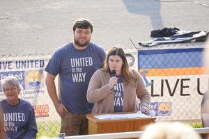 TK Middle School teacher Damon Cove and his wife, Madie, are the Barry County United Way campaign chairpersons this year.