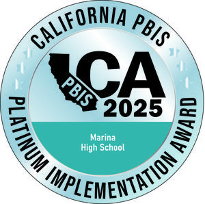PBIS Platinum Award Banner