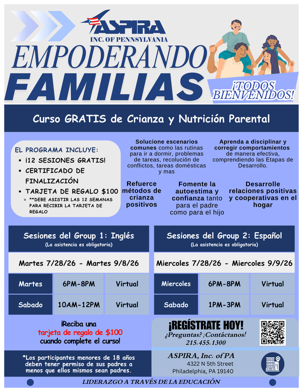 Empowering Families Spanish Flyer
