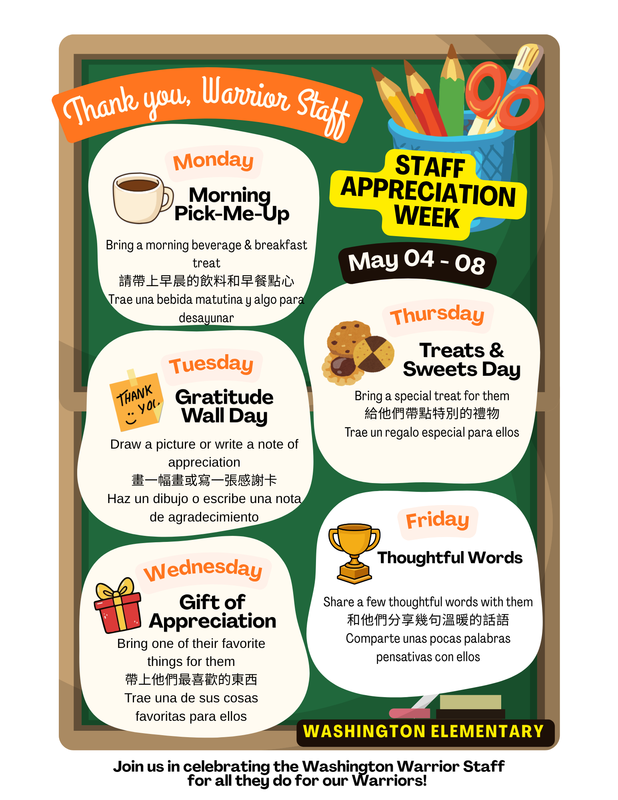 Staff Appreciation Week