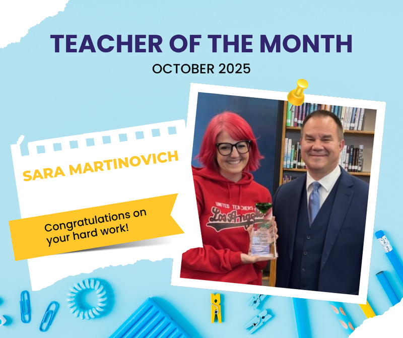 Congratulations Ms. Martinovich!