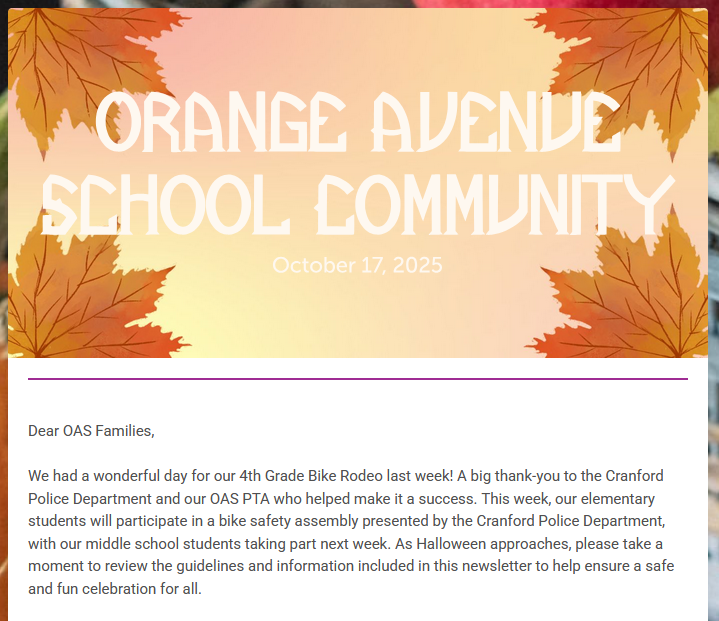 Weekly Blast (10/17)