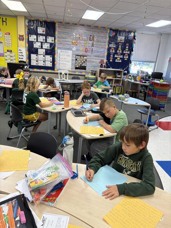 Students are sharpening their writing skills