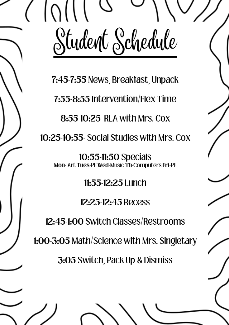 Student Schedule