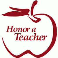 Honor a teacher logo