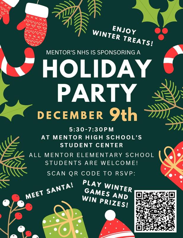 This is the holiday party flyer