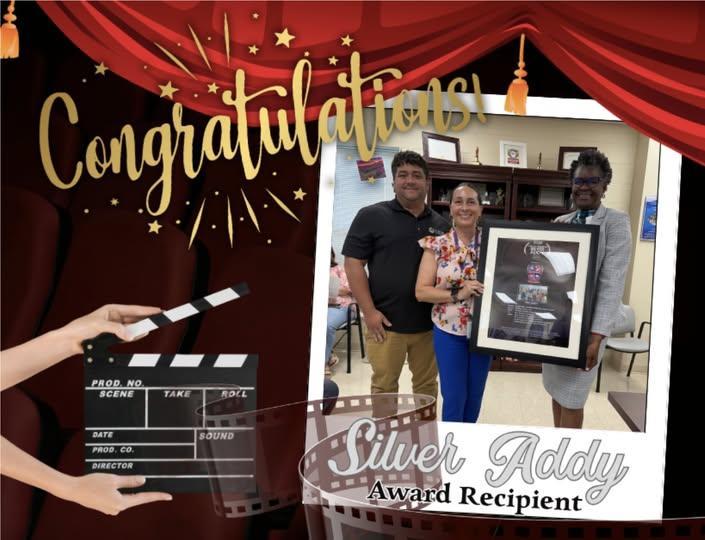 At the April Board Meeting, Chris Stafford of Stafford Studios presented the SILVER ADDY AWARD to the District for their collaboration on production of the Pass Christian School District Promo Video.