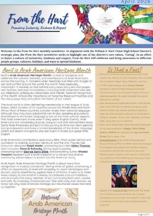 From the Hart - April 2026