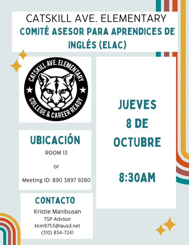 ELAC Flyer Spanish
