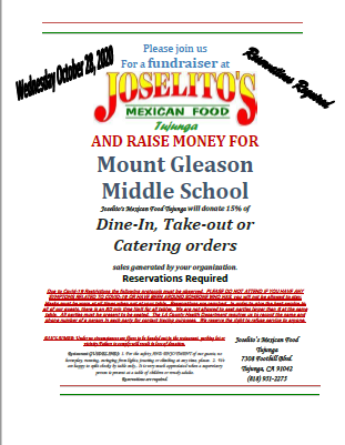 PTSA Joselito's Fundraiser