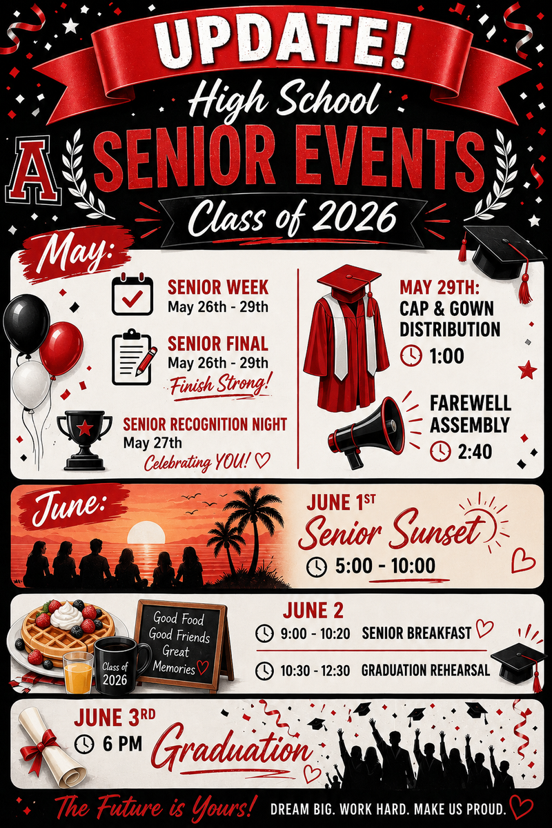 CLASS OF 2026 SENIOR EVENTS Featured Photo