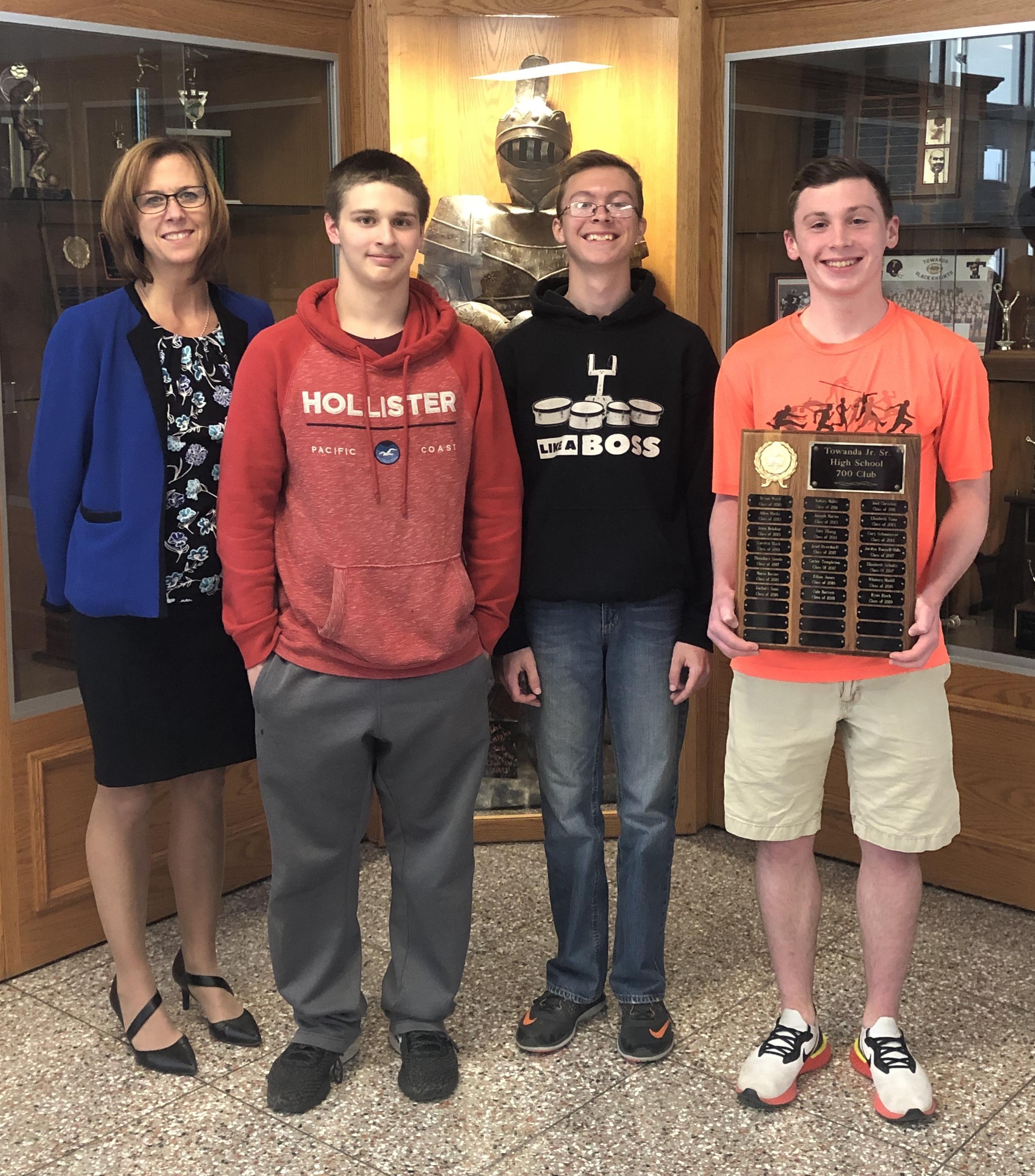 700 Club Inductees Towanda Area School District