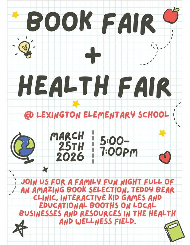 LES Book & Health Fair Flyer