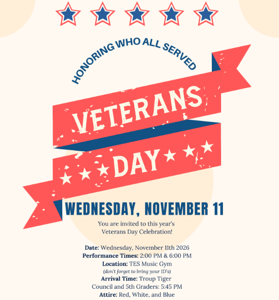 veterans day program Wed. Nov. 11
