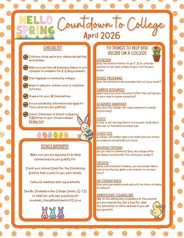 April College Newsletter