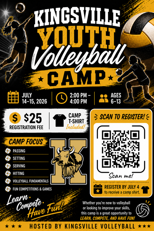 Volleyball Camp Flyer