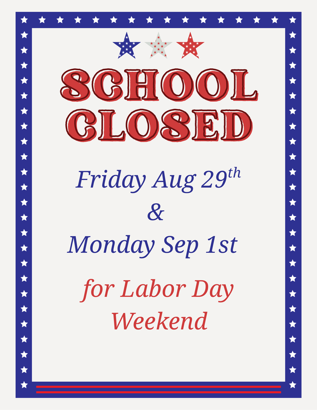 School Closed Flyer