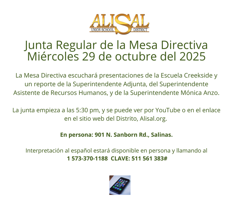 Graphic with information about meeting of the Board of Trustees