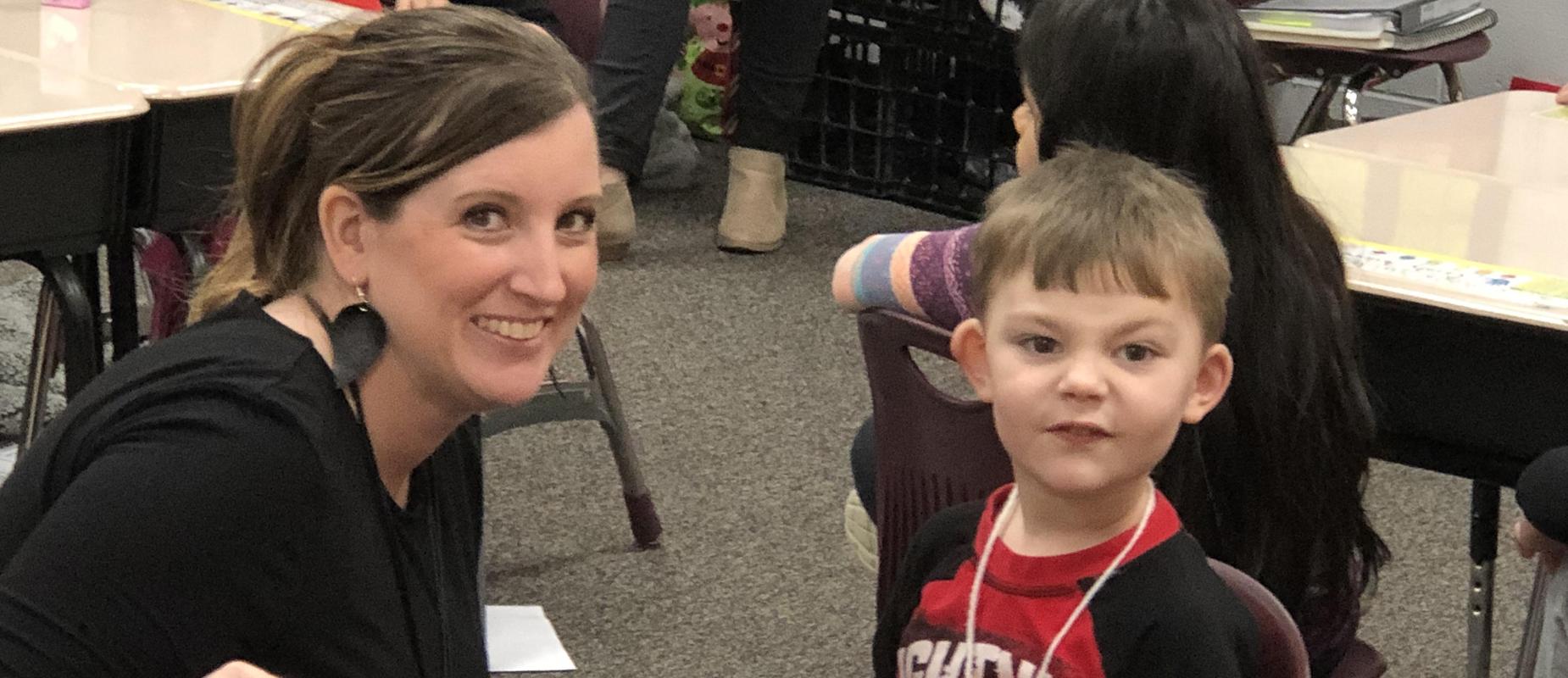 Teacher and student