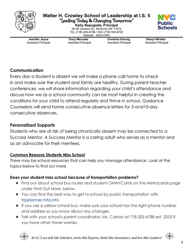 Attendance Policy