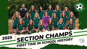 A photo of the 2025 Girls Soccer Team