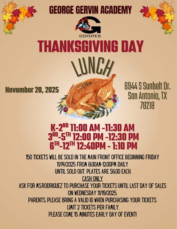 Thanksgiving flyer