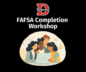 FASFA Completion Workshop picture of a group around a laptop