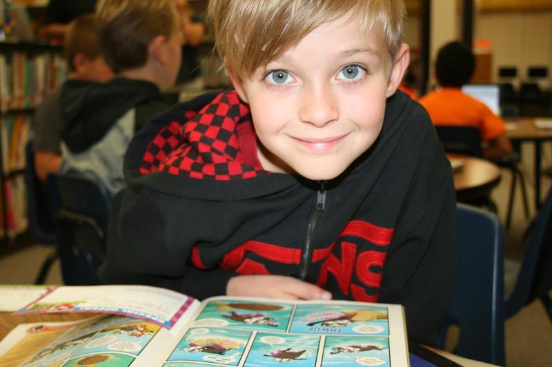 boy reading