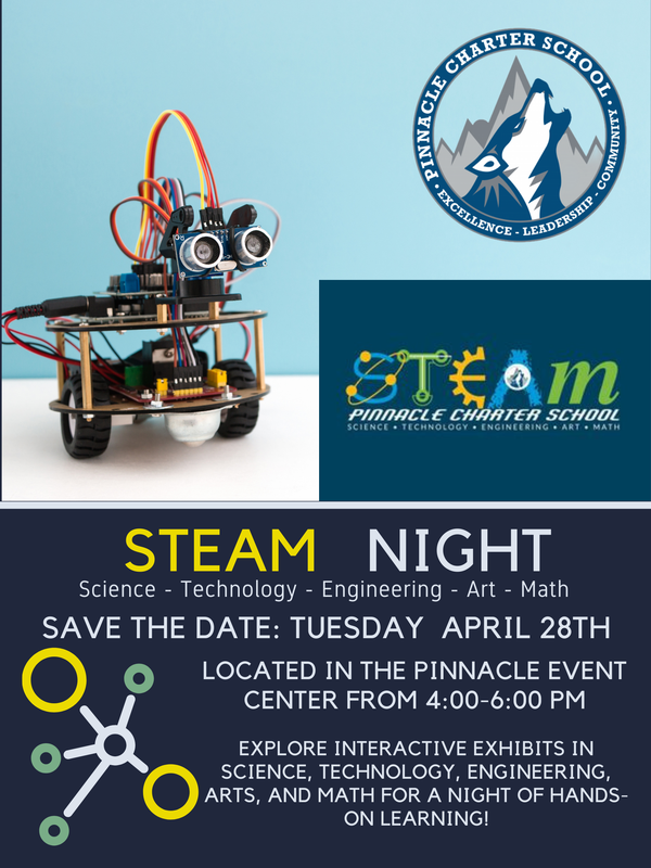 STEAM night poster
