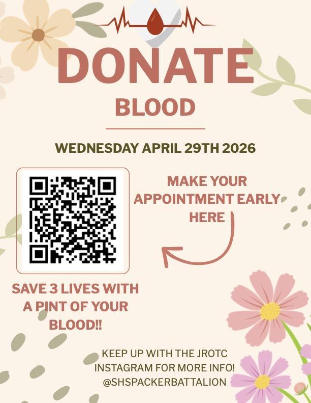 Blood drive April 29