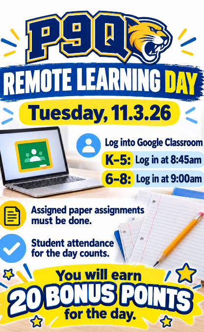 Remote instruction flyer
