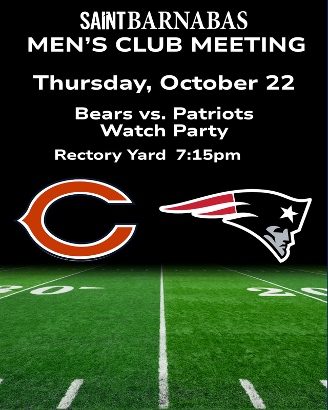Men's Club - Oct. 22 Featured Photo