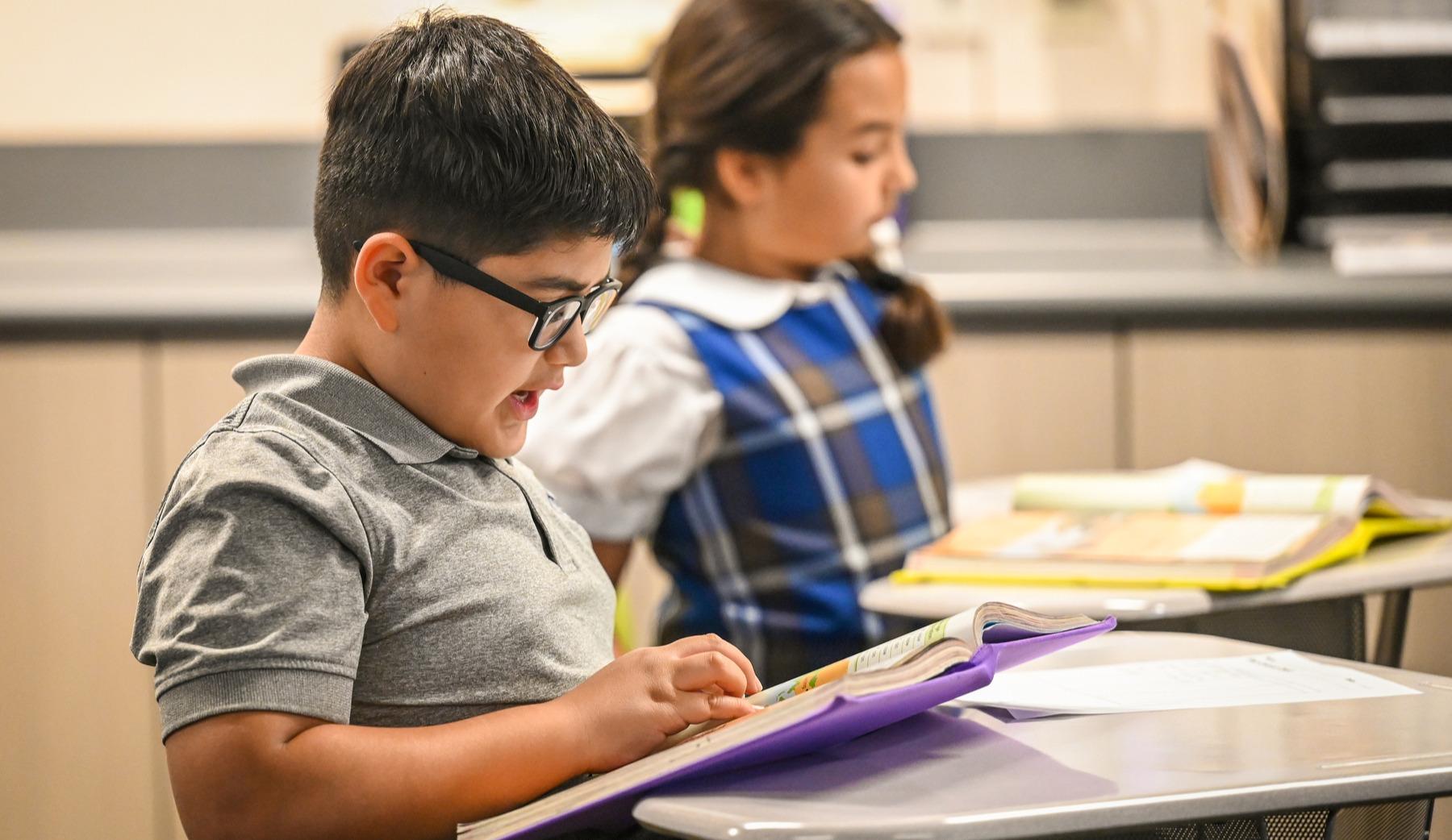 Student in Classroom