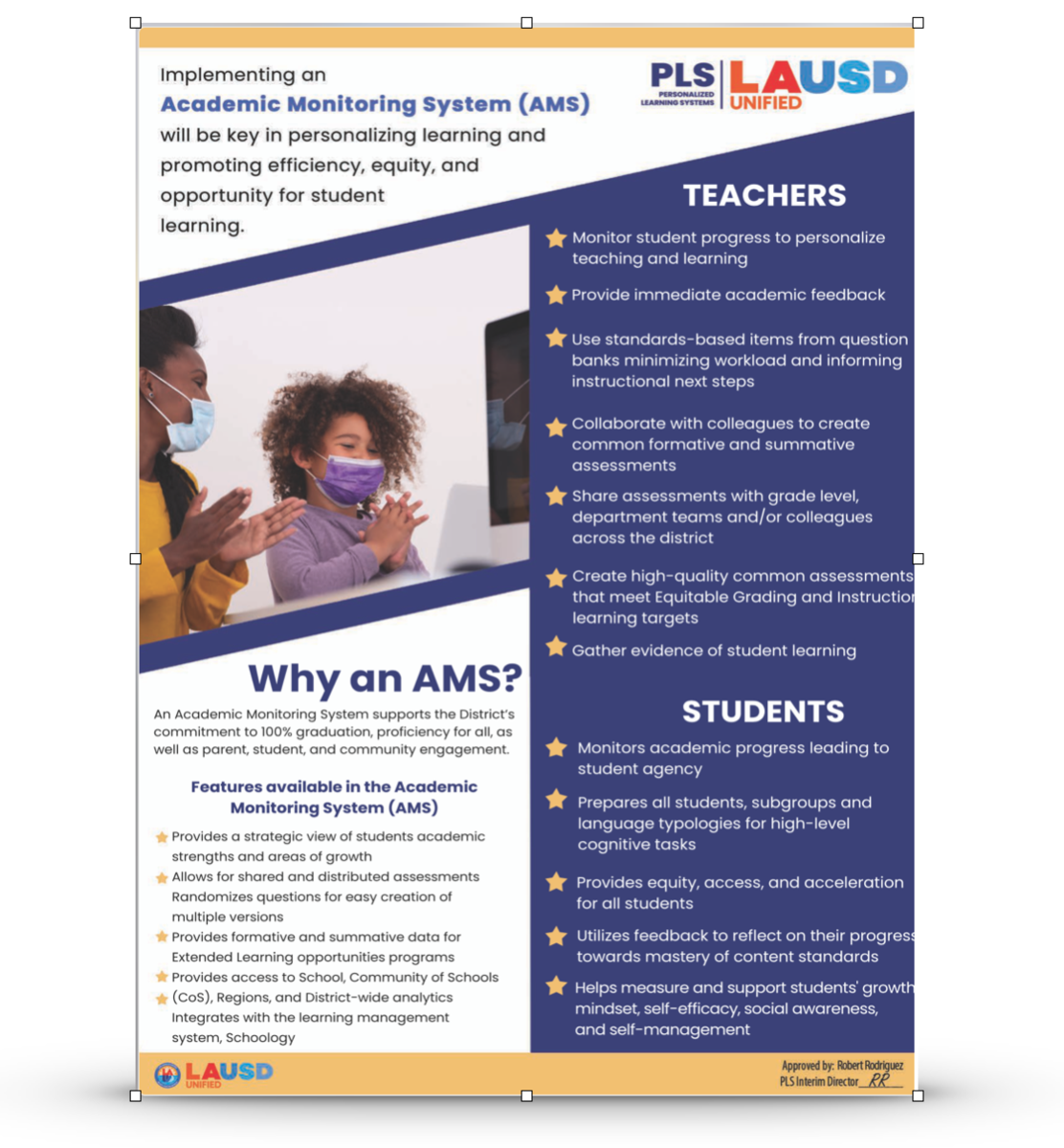  Academic Monitoring System (AMS) flyer