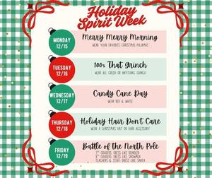 promo graphic - MJH dress-up days December 2025