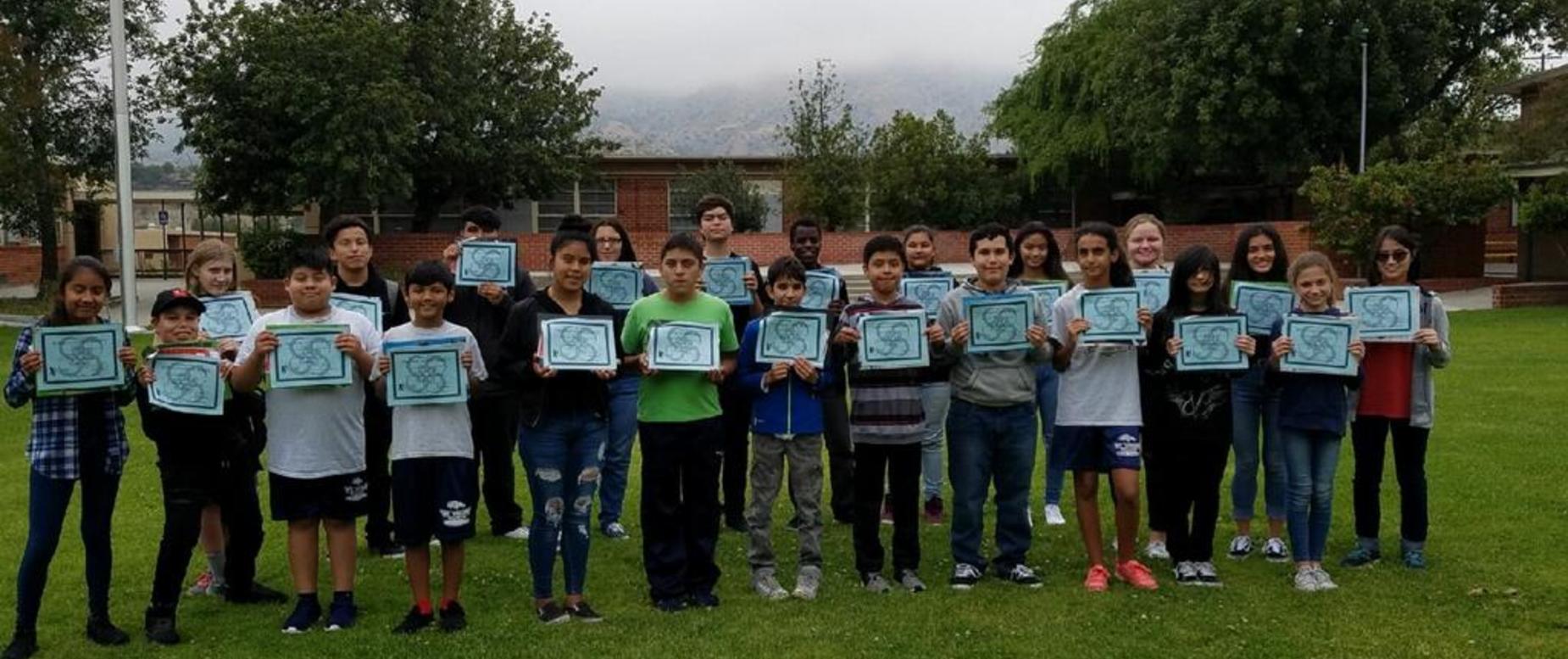 Students of the Month for May 2018