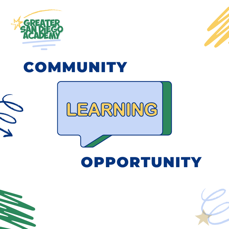 Graphic that says community learning opportunity