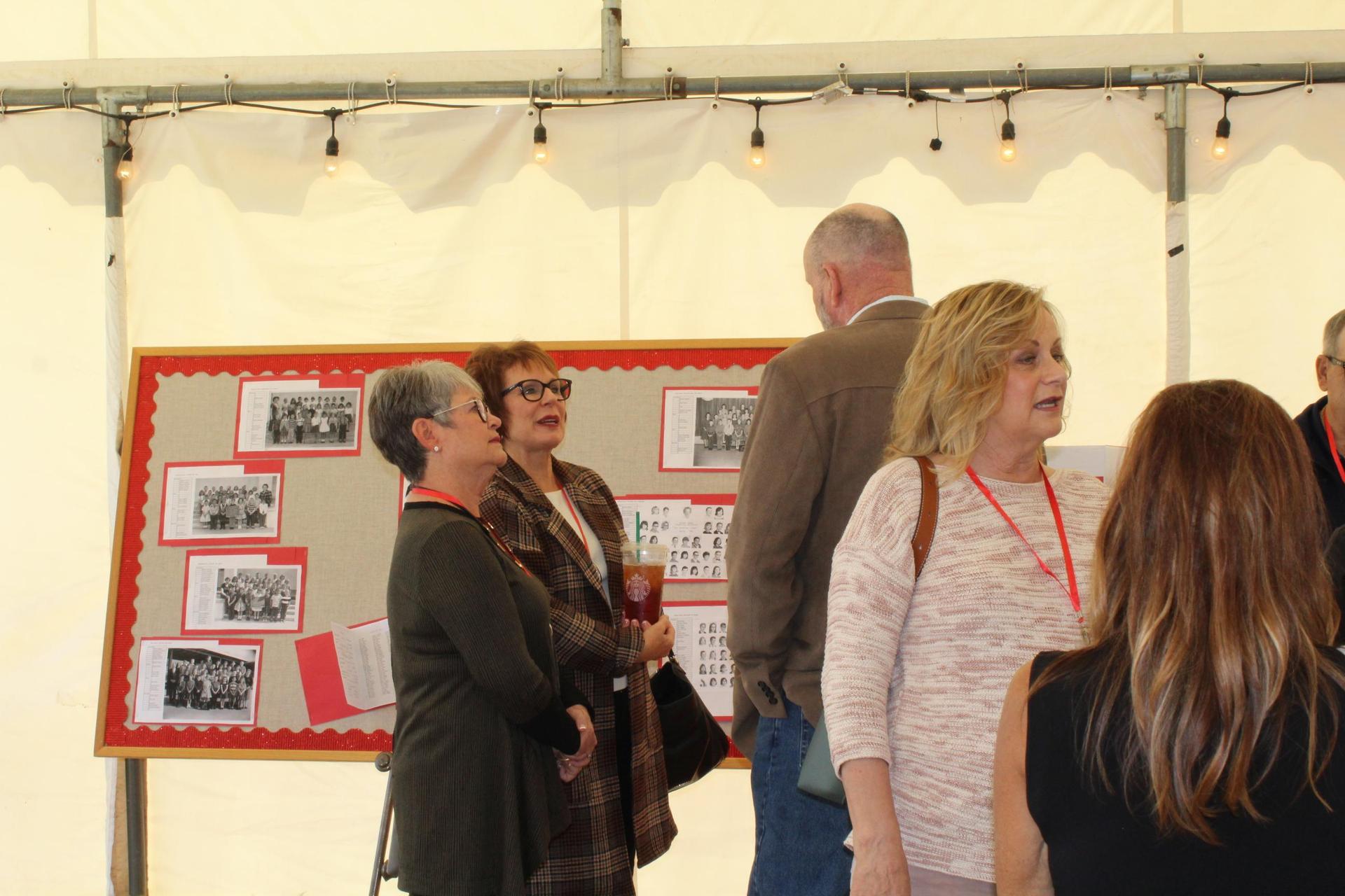 Members of the class of 1971 at their 50 year reunion