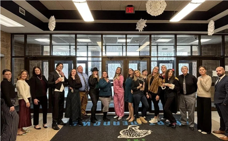 Great Meadows Middle School Teacher Group Photo