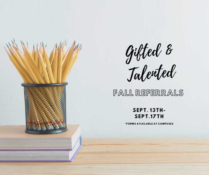 BISD Gifted & Talented Fall Referral Featured Photo
